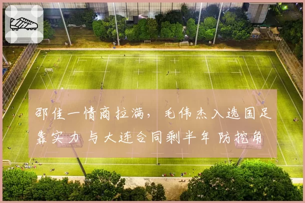 邵佳一情商拉满，毛伟杰入选国足靠实力 与大连合同剩半年 防挖角